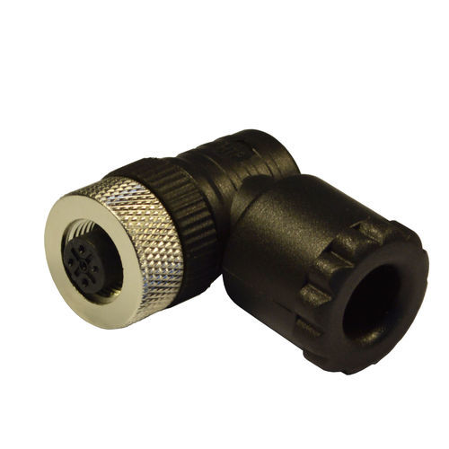 Conector M12 - B-12FU4000 - H.T.P. - de alimentación eléctrica / en ángulo recto / circular