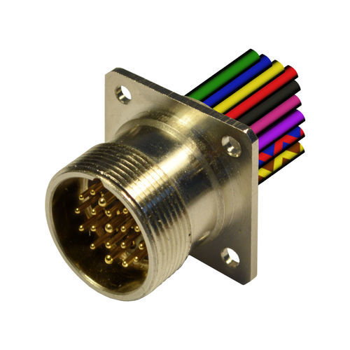 Conector M23 - 23MP19P0E-FL - H.T.P. - de alimentación eléctrica / circular / macho