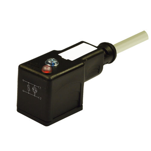 Conector para electroválvula - CM2N02VL1A0310 - H.T.P. - de alimentación eléctrica / AC/DC / 2 polos