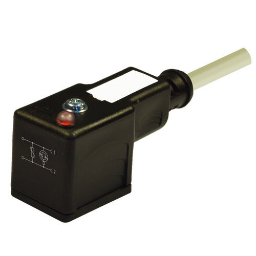 Conector para electroválvula - CM2N02VL1A033 - H.T.P. - de alimentación eléctrica / AC/DC / 2 polos