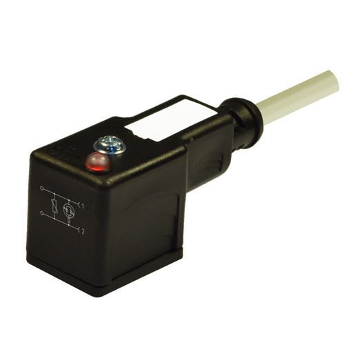 Conector para electroválvula - CM2N02VL1B045 - H.T.P. - de alimentación eléctrica / AC/DC / 2 polos