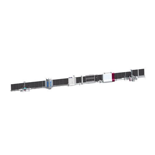 Línea de producción de vidrio aislante - LiSEC - con separadores de aluminio / automática