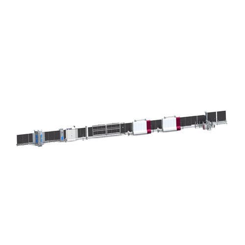 Línea de producción de vidrio aislante - LiSEC - con separadores de aluminio / automática / doble