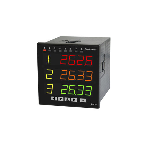 Indicador de corriente - PM20 - Nokeval - de temperatura / de tensión / digital