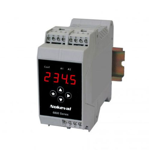Transmisor de temperatura en riel DIN - 6821 - Nokeval - Pt100 / Pt1000 / termopar
