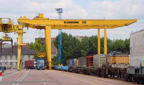 Pórtico en riel - 00128 - Eurocrane(China)Co.,Ltd - para taller / para la logística / de riel doble