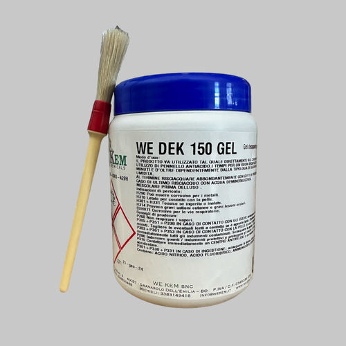 Gel para acero inoxidable - WE DEK 150 GEL - WE KEM snc - decapante