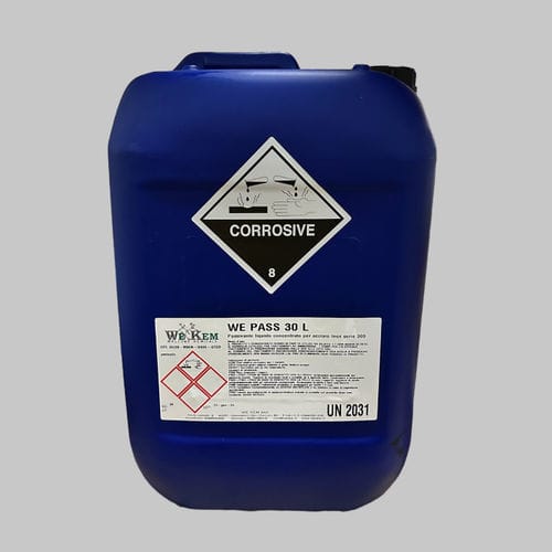 Pasivado de acero inoxidable - WE PASS 30 L - WE KEM snc - para aplicaciones químicas / para la industria petroquímica / industrial