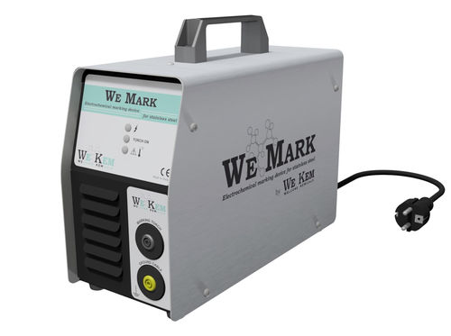 Máquina de marcado electrolítica - WE MARK - WE KEM snc - de metal / para acero inoxidable / móvil
