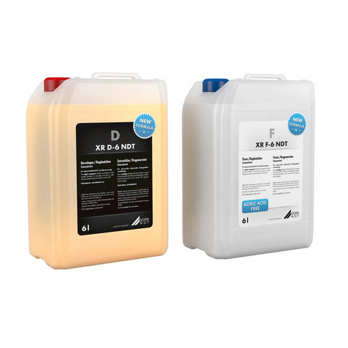 Producto químico para radiología - XR D-6 NDT / XR F-6 NDT - DÜRR NDT GmbH & Co. KG - para END / inodoro