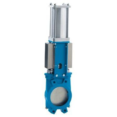 Válvula de guillotina - 15x1 - INTERNATIONAL FLUIDES CONTROLES - neumática / wafer / para silo