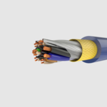 Cable eléctrico de alimentación - TCS-10001 - Teledyne Marine - Ethernet / redondo / para aplicaciones marinas