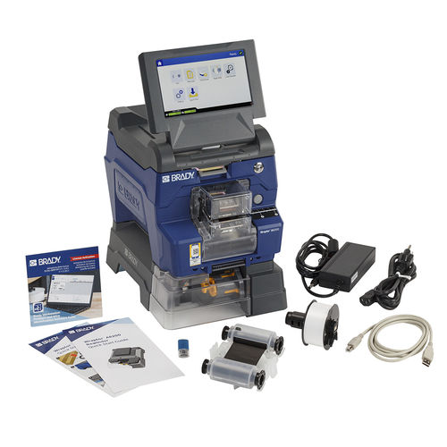 Máquina de impresión-colocación de etiquetas de transferencia térmica - Wraptor™ A6200 series  - Brady EMEA - monocroma