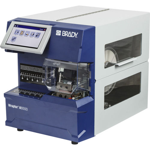 Máquina de impresión-colocación de etiquetas de transferencia térmica - Wraptor™ A6500 series  - Brady EMEA - monocroma