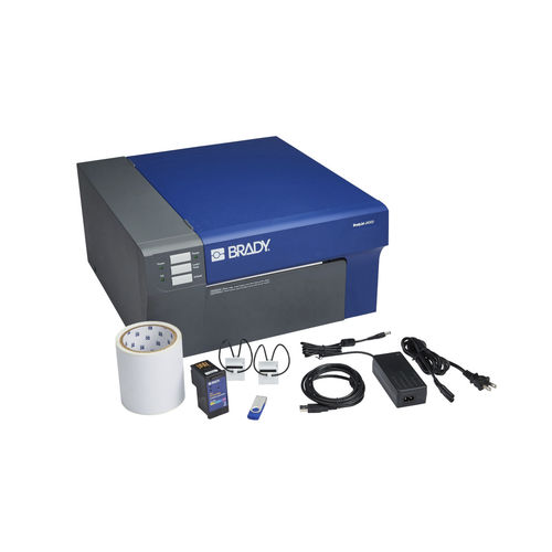 Impresora de etiquetas de inyección de tinta - J4000 series  - Brady EMEA - rápida / multicolor / de códigos de barras