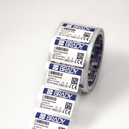 Etiqueta de identificación - THT-UHF-7425 series  - Brady EMEA - de transferencia térmica / código de barras / RFID