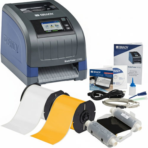 Impresora de etiquetas de transferencia térmica - I3300-SP-EU-BWS - Brady EMEA - de códigos de barras / USB / alimentada por batería