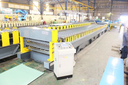 Perfiladora para placas de techado - AMECO INDUSTRIAL JOINT STOCK COMPANY - automática / controlada por PLC / de doble capa