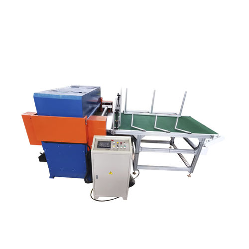 Máquina de corte para espuma - HG-B60T - HONGGANG - controlada por PLC / apilador / trifásica