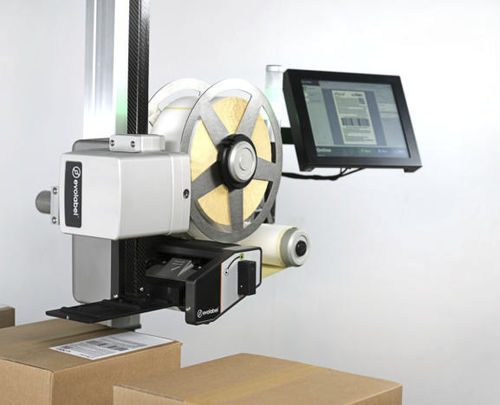 Etiquetadora para aplicación en la parte superior del producto - E-commerce - Industrial Labelling Systems - para la logística / en línea