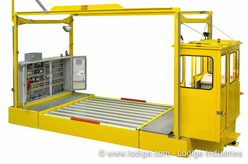 Carro de transferencia sobre railes - Lödige Industries