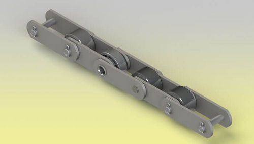 Cadena para transporte de metal - Z.M.C. SRL - con fijación / de eje hueco / con ejes salientes