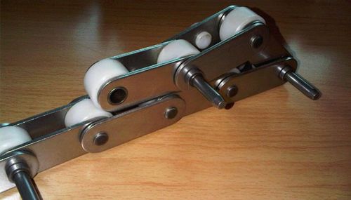 Cadena para transporte de acero - Z.M.C. SRL - con ejes salientes / para la industria heladera