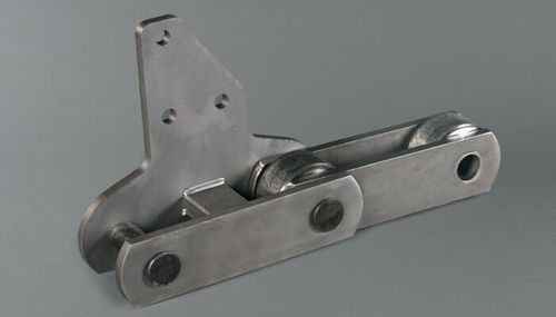 Cadena para transporte con fijación - Z.M.C. SRL - para la industria del cemento / para carga pesada