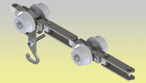 Cadena para transporte de metal - Z.M.C. SRL - de eslabones / para la industria agroalimentaria / para mataderos