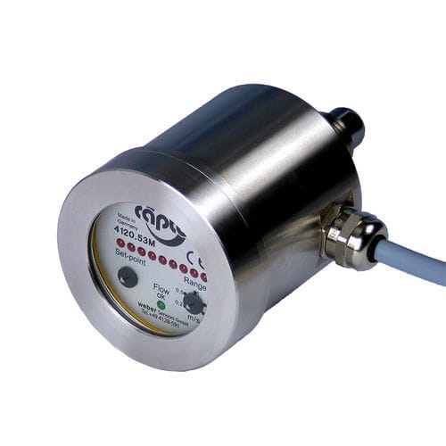 Controlador de caudal térmico - 4120.5xM - weber Sensors GmbH - para líquido / de acero inoxidable / IP67