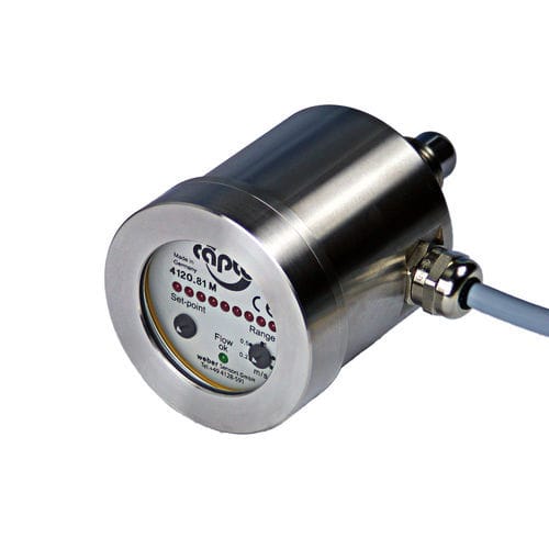 Controlador de caudal térmico - 4120.8xM  - weber Sensors GmbH - para agua / de acero inoxidable / IP67