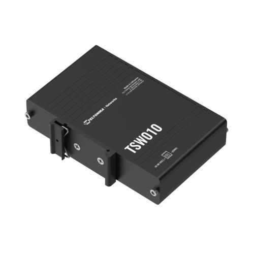 Conmutador Ethernet no administrable - TSW010 - TELTONIKA SAS - 5 puertos / en riel DIN / para montaje en superficie