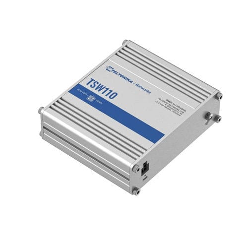 Conmutador Ethernet no administrable - TSW110 - TELTONIKA SAS - 5 puertos / de nivel 2 / Gigabit Ethernet