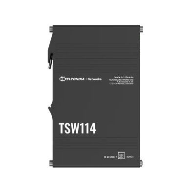 Conmutador Ethernet 5 puertos -  TSW114 - TELTONIKA SAS - Gigabit Ethernet / gigabit / en riel DIN