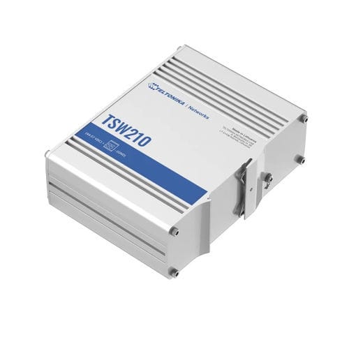 Conmutador Ethernet inteligente - TSW210 - TELTONIKA SAS - 8 puertos / Gigabit Ethernet / en riel DIN