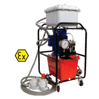 Bomba hidráulica de pistón axial - PHE-ATEX  - TRITORC INC - eléctrica / para aplicaciones industriales / de 3 etapas