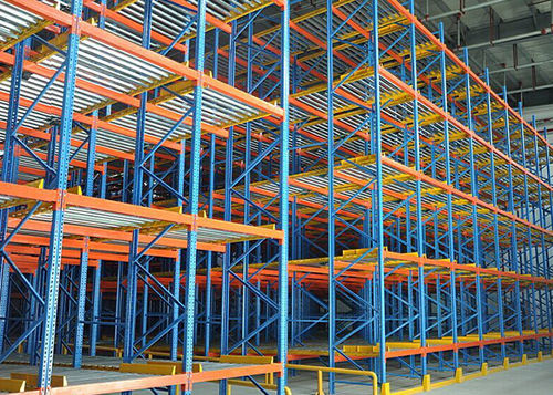 Sistema de estanterías con tablas - Aceally (Xiamen) Technology Co., Ltd - dinámico / para cargas pesadas / con paleta