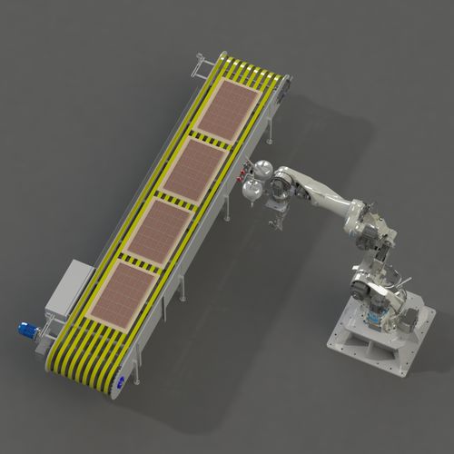 Célula robotizada de dosificación - RD - GD01 - Whitech srl - de llenado / para materiales compuestos