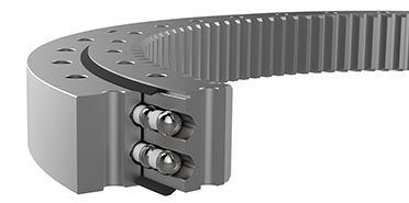 Corona giratoria con dientes interiores - Type 4000 - Rotis - de bolas / de dos hileras