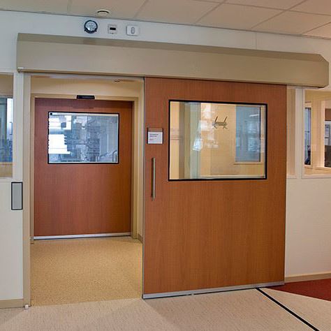 Sistema de puertas corredero - METAFICIENT - METAFLEX - para interior / para hospitales / automático