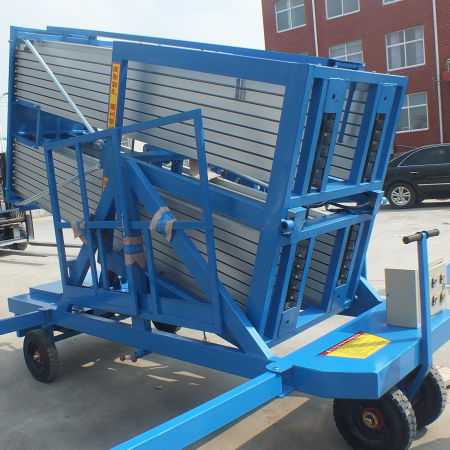 Cesta vertical con ruedas - a0216 - Jinan Juxin Machinery Co., Ltd. - eléctrica / para interior / para aplicaciones industriales