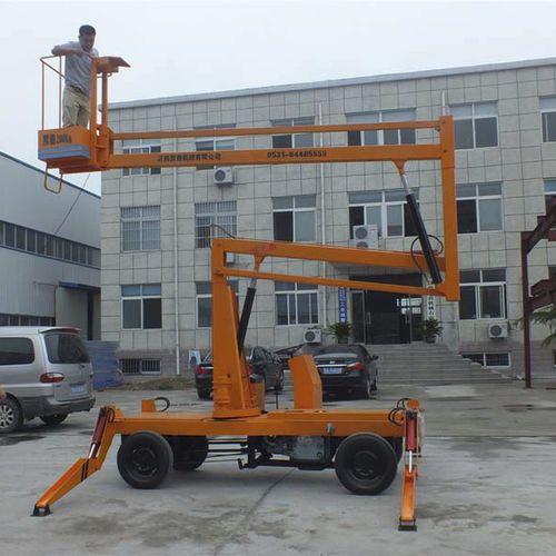 Cesta articulada autopropulsada - a800 series - Jinan Juxin Machinery Co., Ltd. - sobre ruedas / diésel / hidráulica