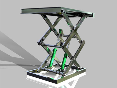 Plataforma elevadora de tijera estacionaria - a5002 - Jinan Juxin Machinery Co., Ltd. - hidráulica / para uso en interiores y exteriores / para aplicaciones industriales