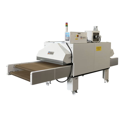 Secador de aire caliente - DUAL 1200 - Chiossi e Cavazzuti srl - para la industria textil / endurecedor / con transportador de cinta