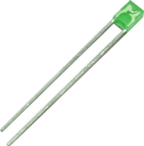 LED coloreado - 3mm - Liteon - rectangular / insertable / de baja potencia