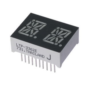 Visualizador LED - LTP series - Liteon - alfanumérico / de 2 dígitos / de fuerte contraste