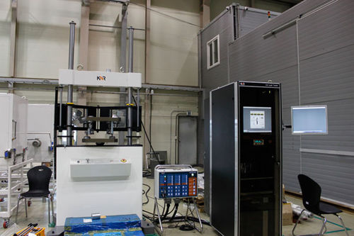 Máquina de prueba de fugas - KNR system - de amortiguadores / vertical