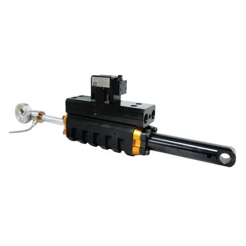 Actuador hidráulico - KNR system - lineal / con varilla doble / compacto