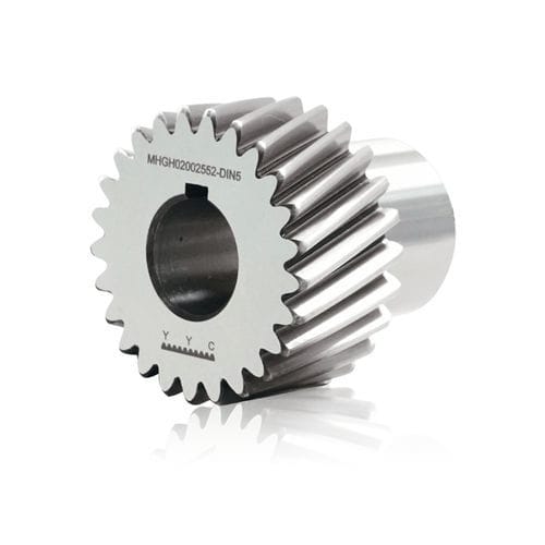 Rueda dentada cilíndrica - MHFGH02003621-DIN6 - Yuan Yi Chang Machinery Co., Ltd. (YYC) - de dientes helicoidales / con brida / de acero