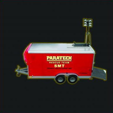 Remolque para herramienta - BASIC TRENCH - Paratech Inc. - en tándem / de acoplamiento